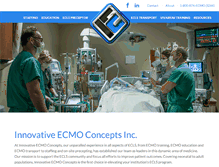 Tablet Screenshot of innovativeecmo.com